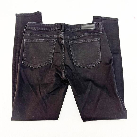 The Castings Mid Rise Skinny Overdye Black Denim Jeans Size 30 - Picture 8 of 9